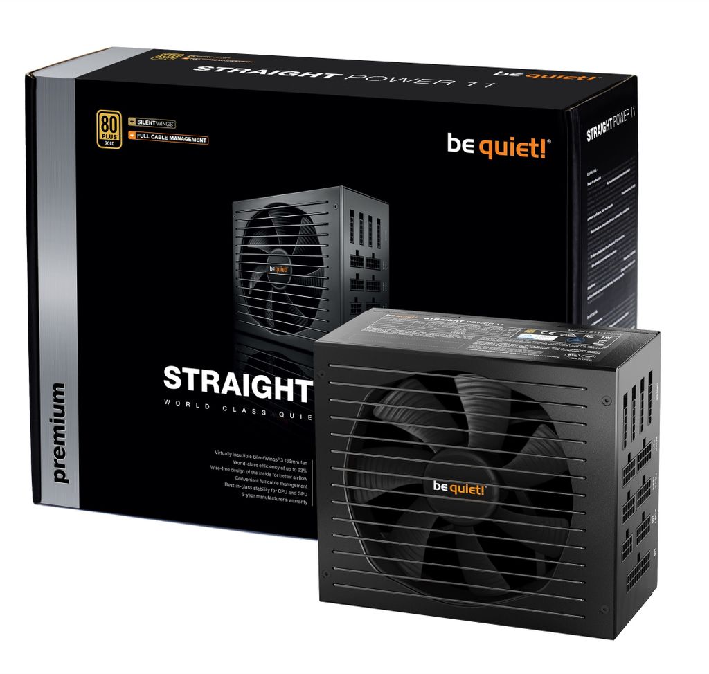 be quiet! Straight Power 11, 1000 W, 100 - 240 V, 1070 W, Zdjęcie produktu 