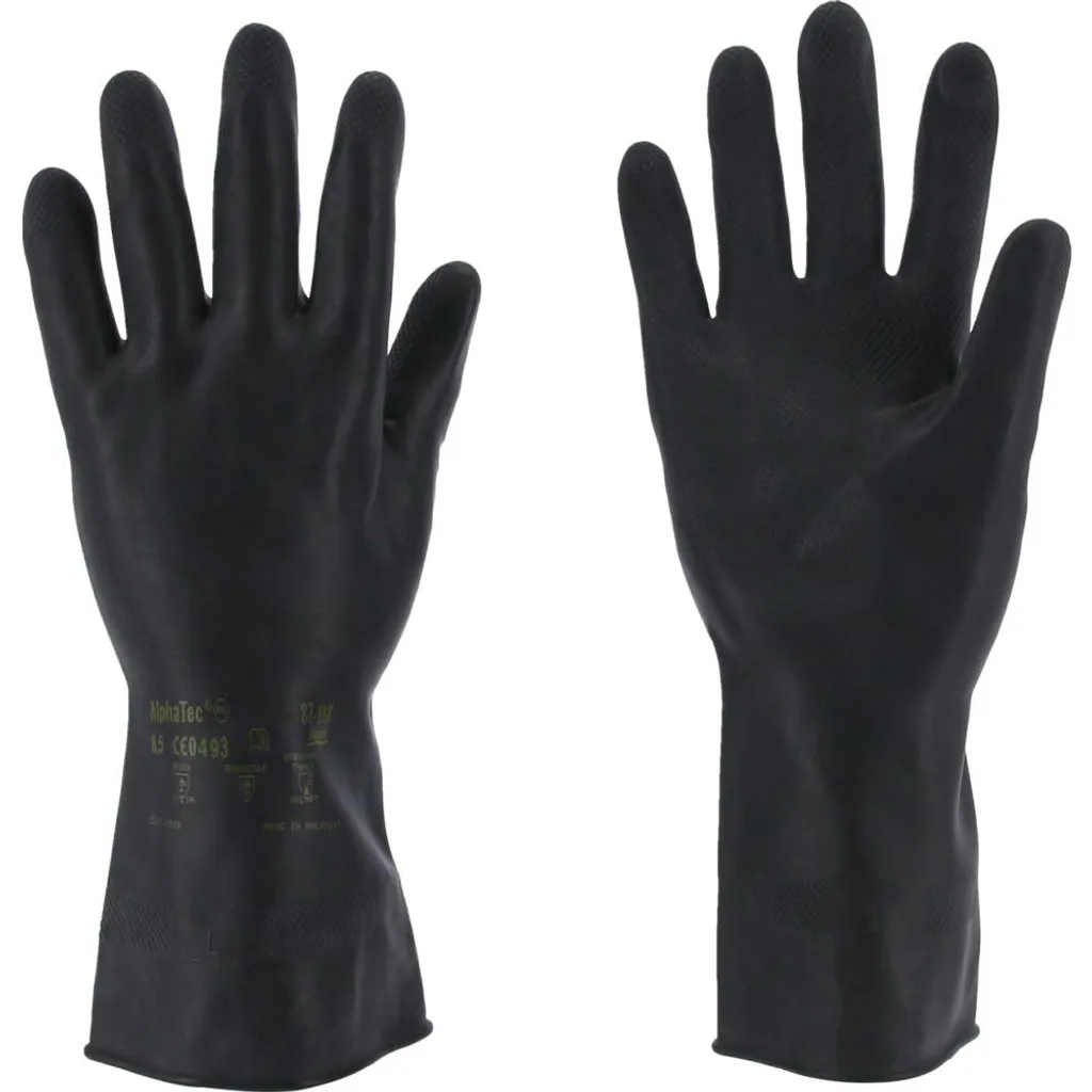Gants de protection chimique Ansell : protégez vos mains en latex 8,5