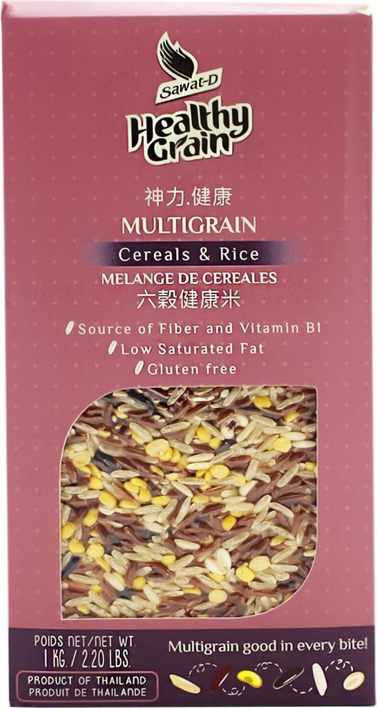 Sawat-D Mehrkorn Reis 1kg Produktbild 