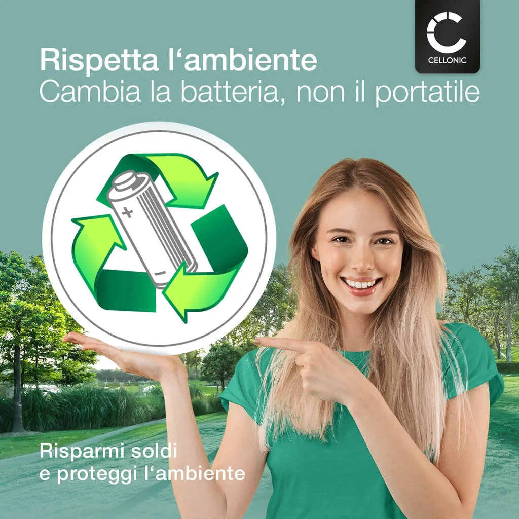 CELLONIC Batteria compatibile con Samsung RC520 / NP-RC520, E452 / NP-E452, R530 / NP-R530, R540 / NP-R540 4400mAh 11.1V - 6