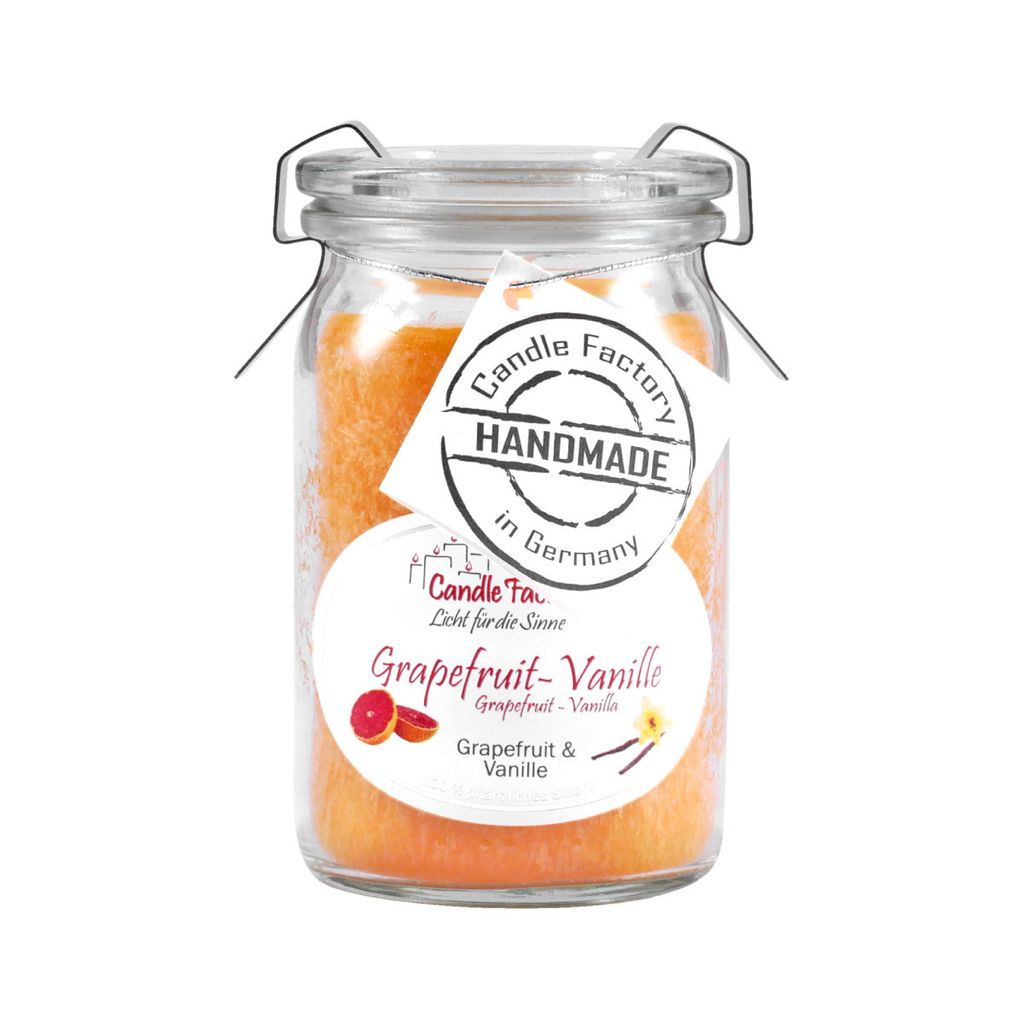 Candle Factory Baby Jumbo Grapefruit-Vanille Duftkerze Dekokerze 308034