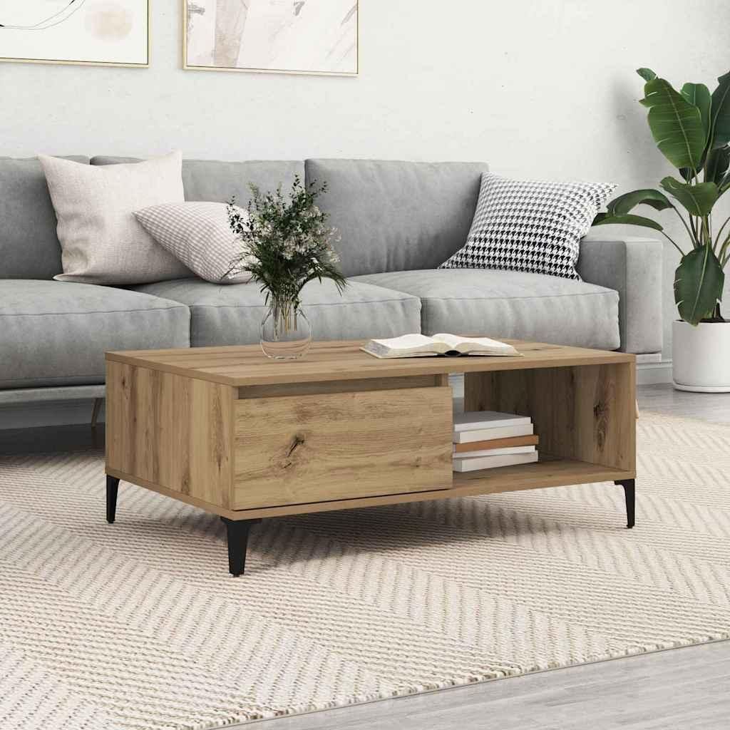 Maison Exclusive - Couchtisch Artisan-Eiche 90 x 60 x 35 cm Holzwerkstoff