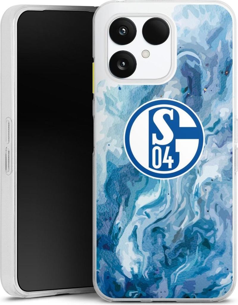 DeinDesign Handyhülle für Fairphone 6 Silikon Hülle Case Smartphone Schutzhülle FC Schalke 04 Fanartikel Logo