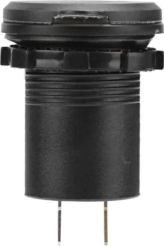 Pannello tipo tenda a due fori, caricabatteria da auto Quick Charge 3.0 Dual USB + presa 12V/24V