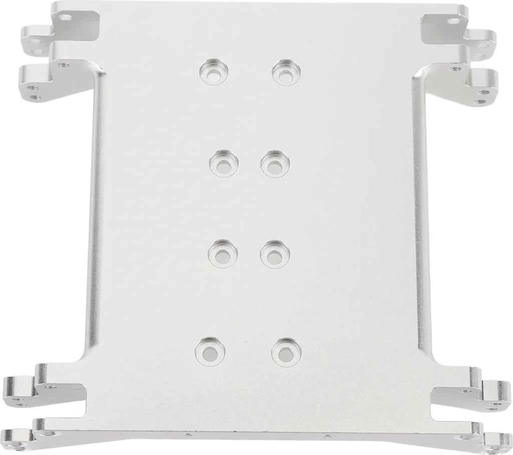 Châssis plaque de protection RC pour transmission multi-trous Argent