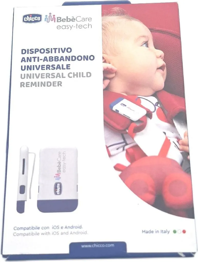 Chicco Bebècare Easy Tech Sensore Sicurezza Bambini Smart Auto - 9