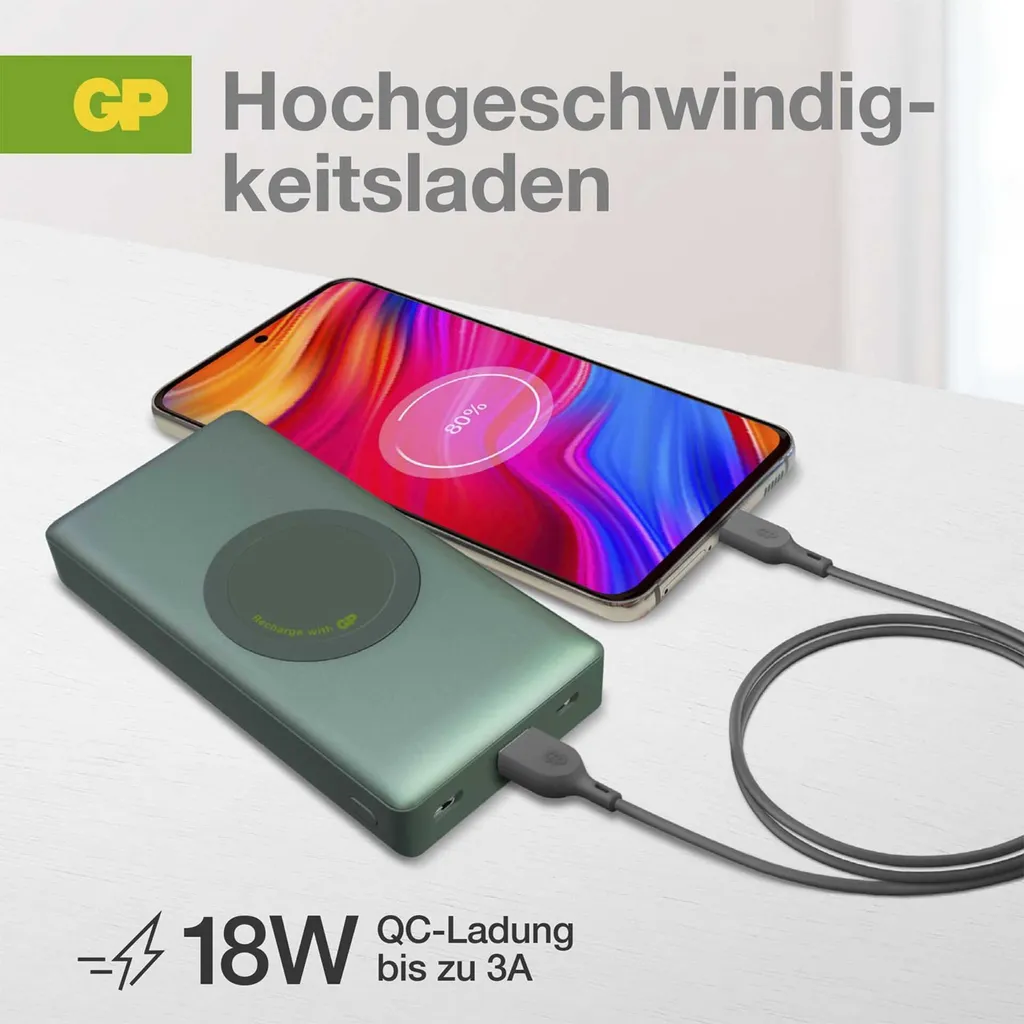 Câble de charge et synchronisation USB-C GP 1m noir haute performance - 7