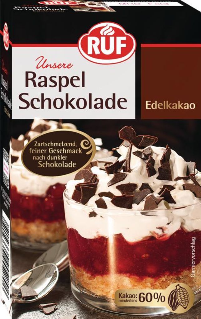 RUF Raspel Schokolade Edelkakao Produktbild 