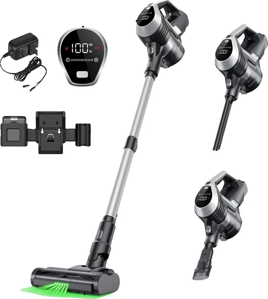 Aspirateur Balai sans Fil Moosoo Yc1 Idéal pour Nettoyage Complet de Maison