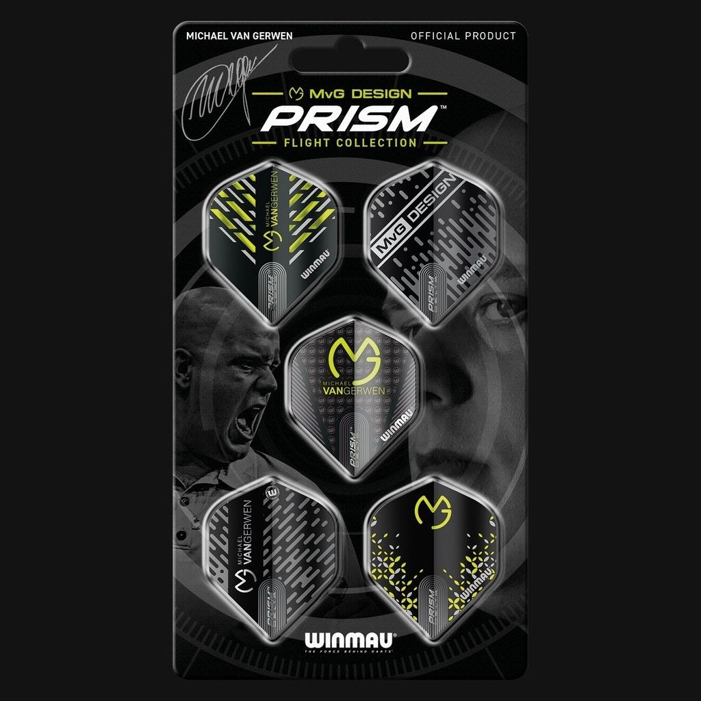Winmau Dartflights Winmau MvG Prism Dart Flight Collection
