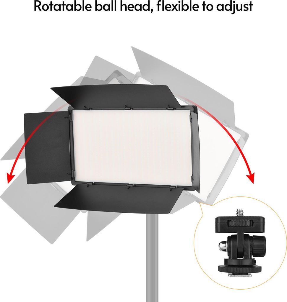 Andoer LED-800 LED-videolamp, professionele Productafbeelding 