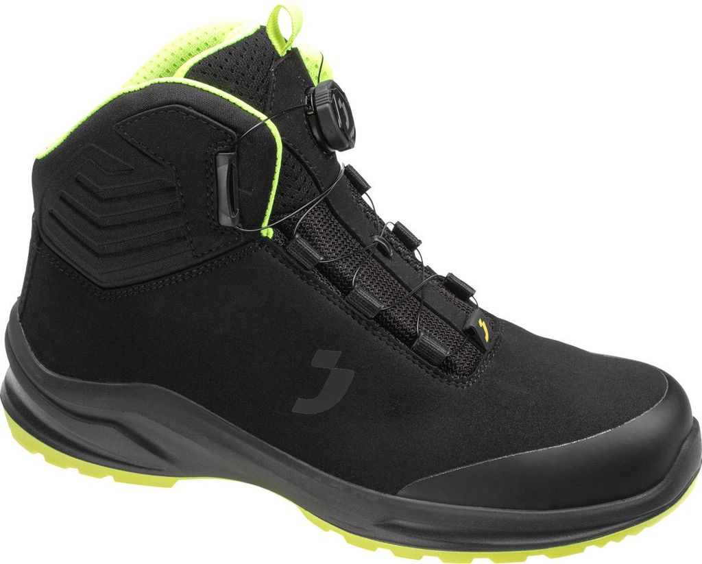 Safety Jogger Sicherheitsschuh Modulo S3S Mid TLS ESD schwarz/gelb, nach EN ISO 20345:2022+A1:2024, SR SC CI FO Größe 42
