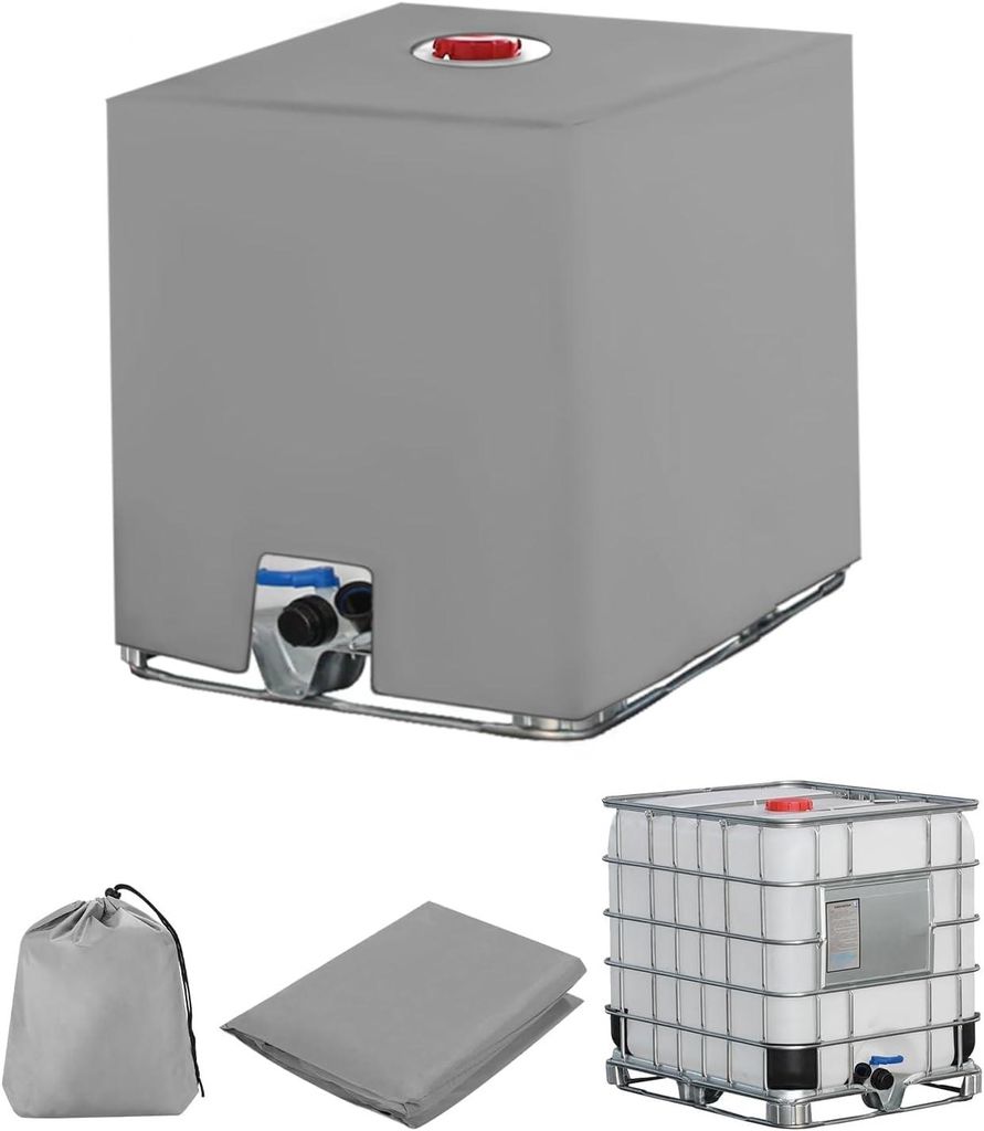 IBC-Tankabdeckung (1000 l), Wassertankabdeckung, UV- und Produktbild 