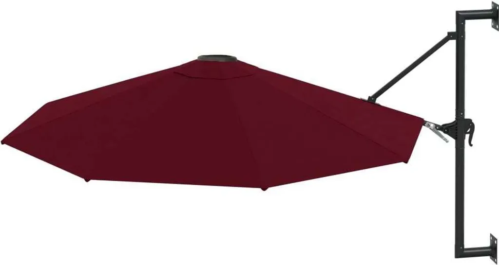Offerta Ombrellone vidaXL Parete 300cm Bordeaux | Spazio Libero Subito