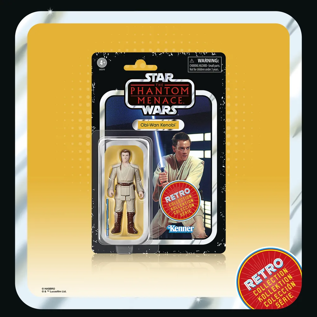 Figurine Star Wars Phantom Menace 9,5cm Hasbro avec Points Articulés