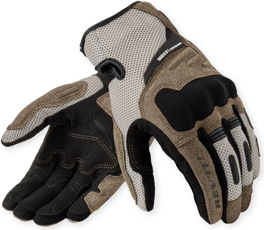 Gants de moto Revit Cavern, sable/noir, XL Image du produit 
