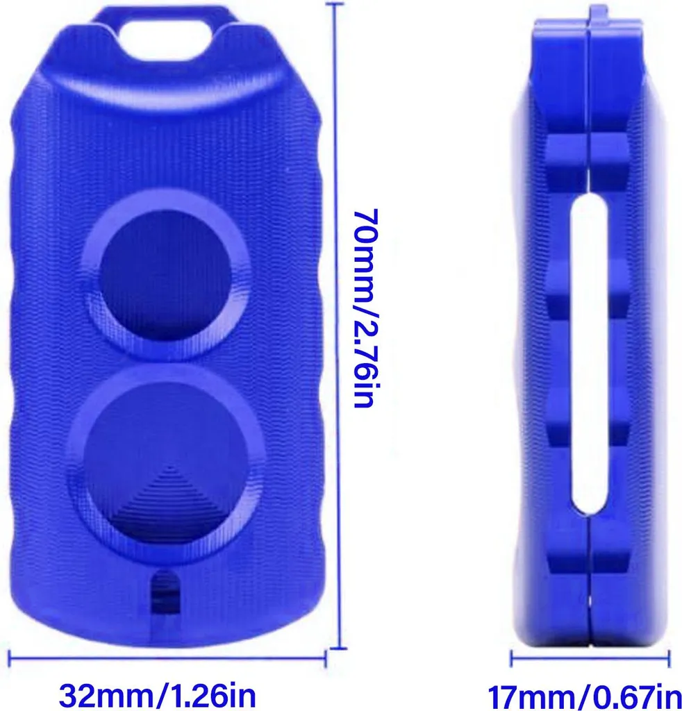 Portachiavi Moto Blu per Yamaha Xmax 300 125 Nmax NVX Aerox Alluminio