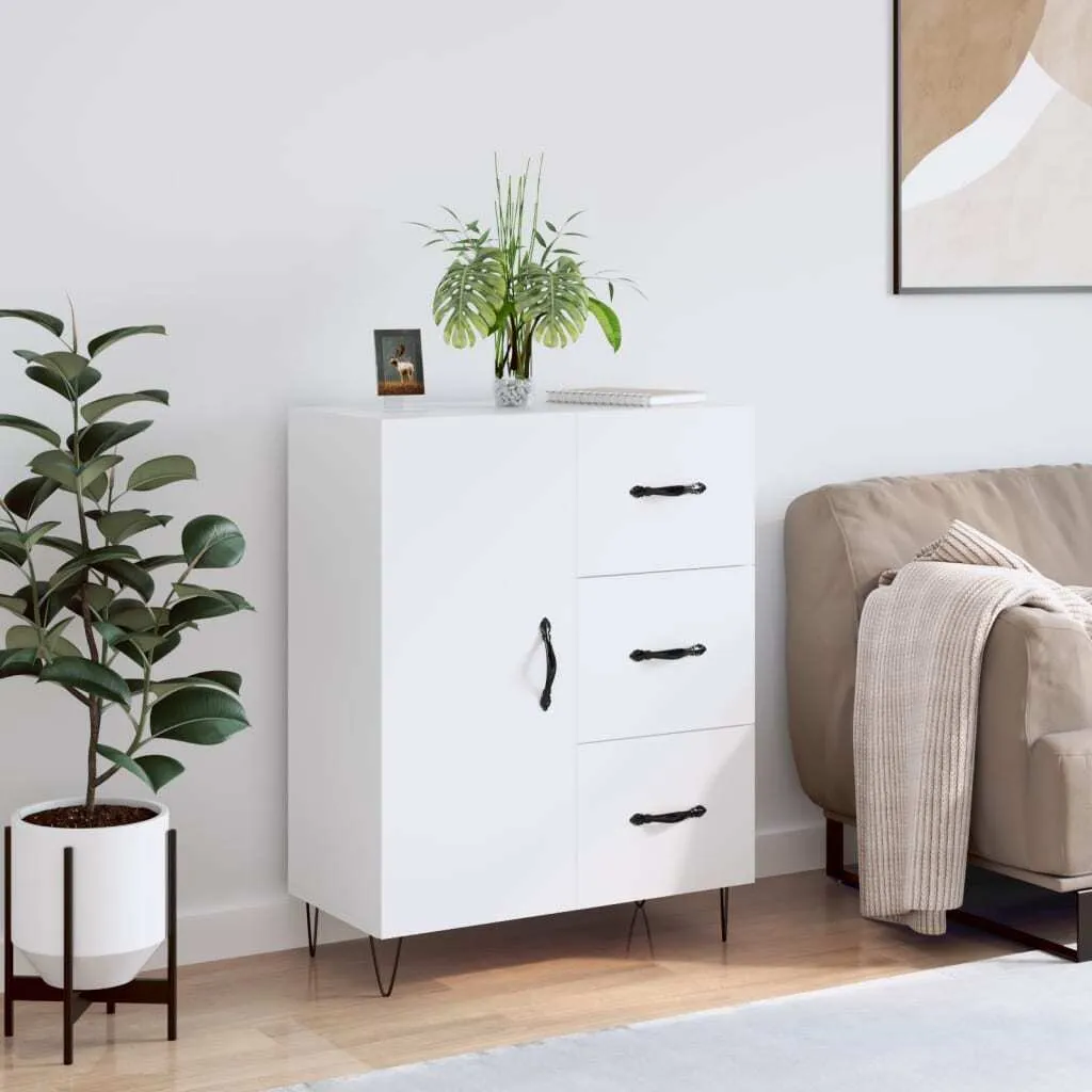 Mobiletto Bianco 70x90 cm Multiuso | Credenza Moderna Salvaspazio