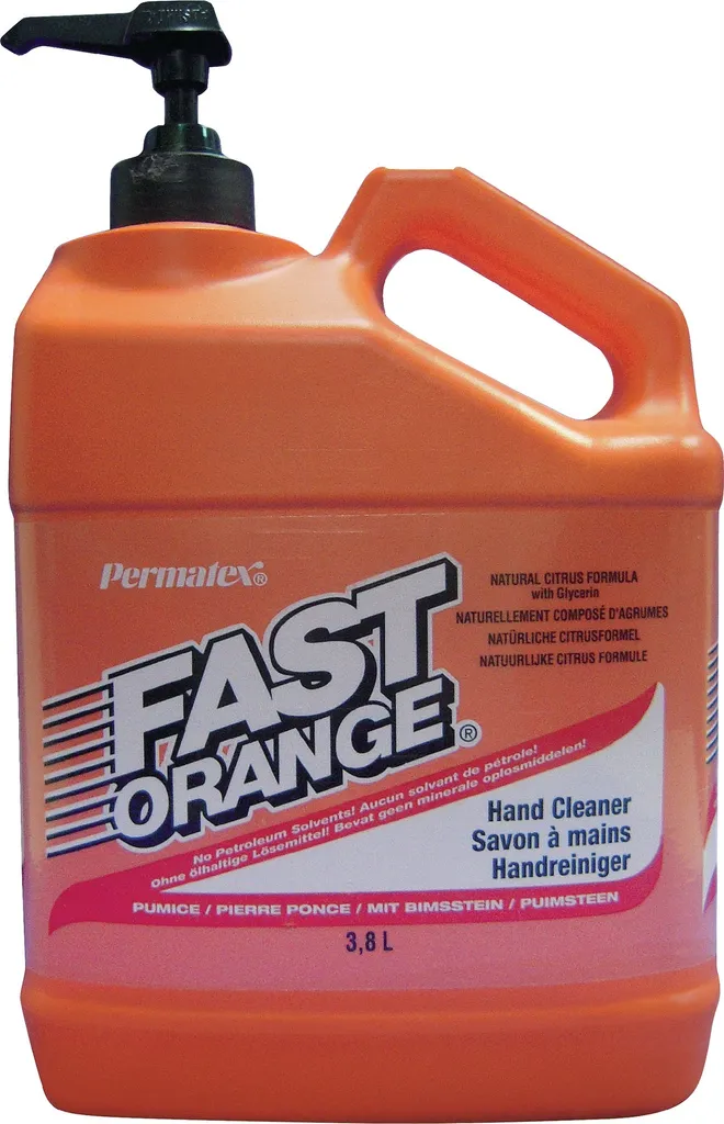 Nettoyant mains Fast Orange 3,8L avec aloe vera et huile de jojoba