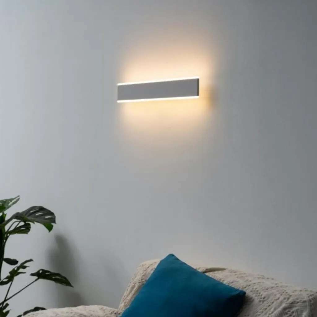 Luminaire mural LED 60cm blanc neutre double faisceau haute efficacité