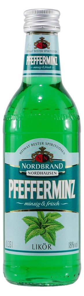 Nordbrand Pfefferminz Likör (0,35L) Produktbild 