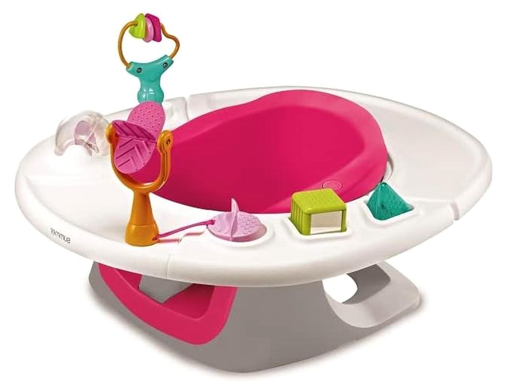 4-in-1 SuperSeat (Pink) Sitzunterstützung, Sitzerhöhung und Aktivitäten für Babys von 4 Monaten bis 4 Jahren