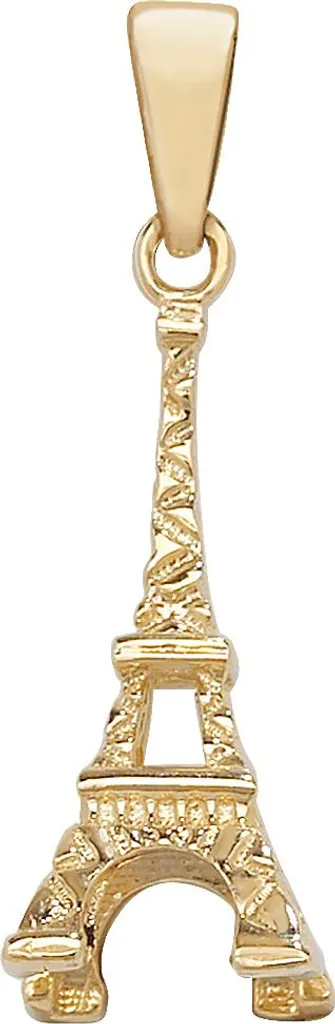 Pendentif en Or Jaune pour Femme - Bijou Élégant 25mm avec Or 375/1000