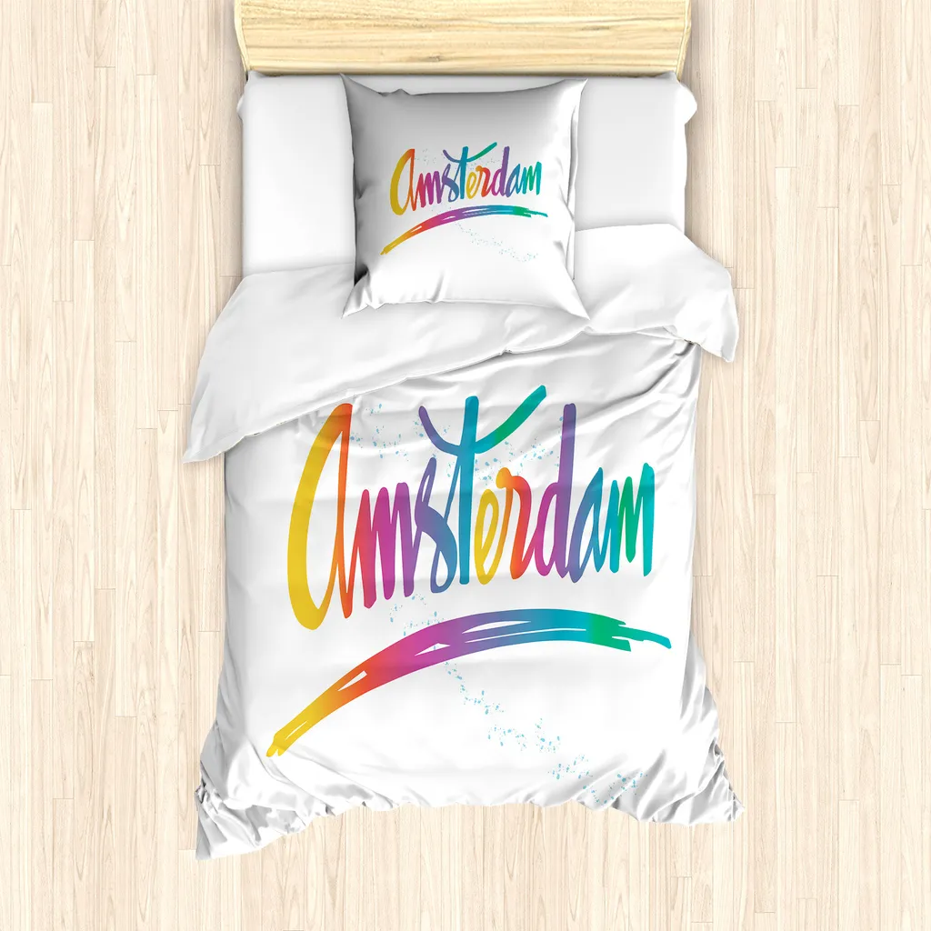 Set Copripiumino Amsterdam ABAKUHAUS - Colori e Comfort per Viaggiatori