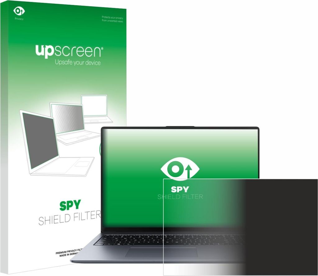 upscreen Blickschutzfilter für Huawei MateBook D 16 2024 Anti-Spy Privacy Filter Sichtschutz Blaulicht-Schutz