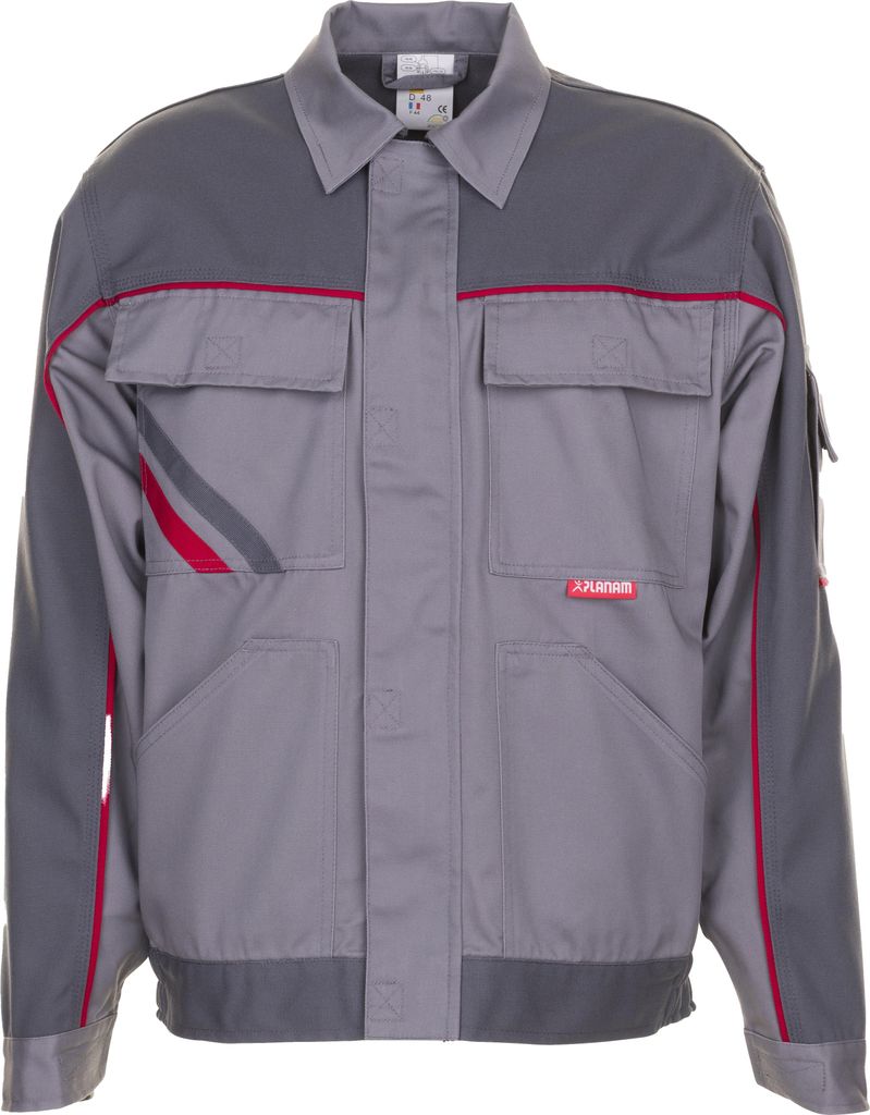 Größe 29 Herren Planam Highline Bundjacke zink schiefer rot Modell 2311