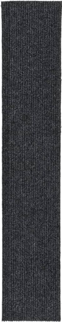 The Living Store Schmutzfangläufer Anthrazit 100x500 cm