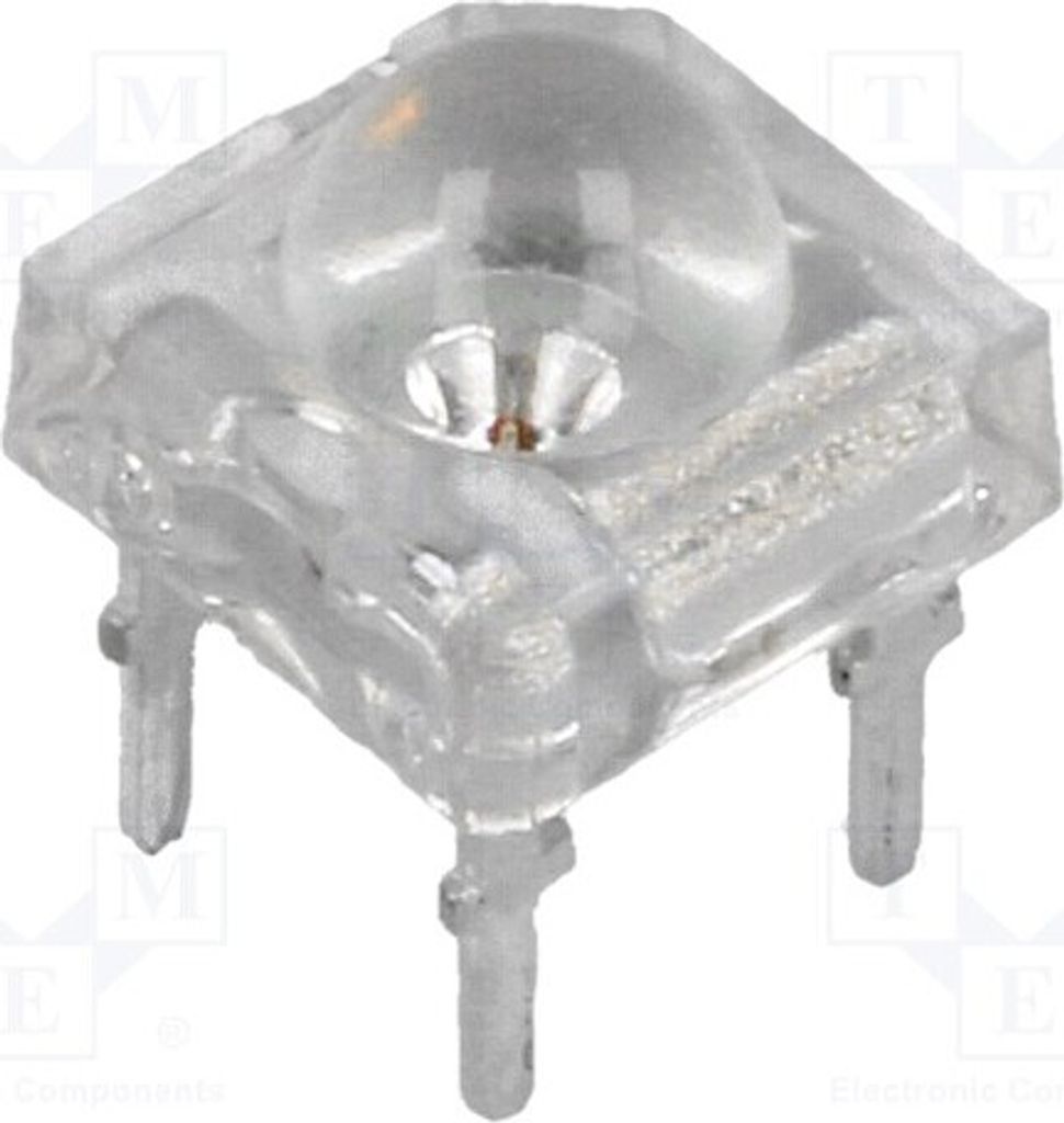 2x LED Super Flux rot 7,62x7,62mm 120° 2000÷4000mcd 50mA OS5RPMZ2C1P LED Dioden T