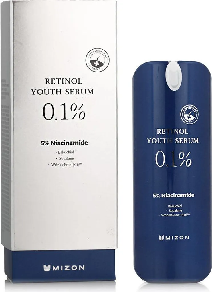 Mizon Youth Serum Retinolo 0,1%: Elisir di Giovinezza Coreano 28g
