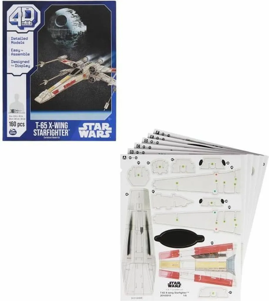 Star Wars T-65 X-Wing Starfighter Set de Construction 160 Pièces Multicolore