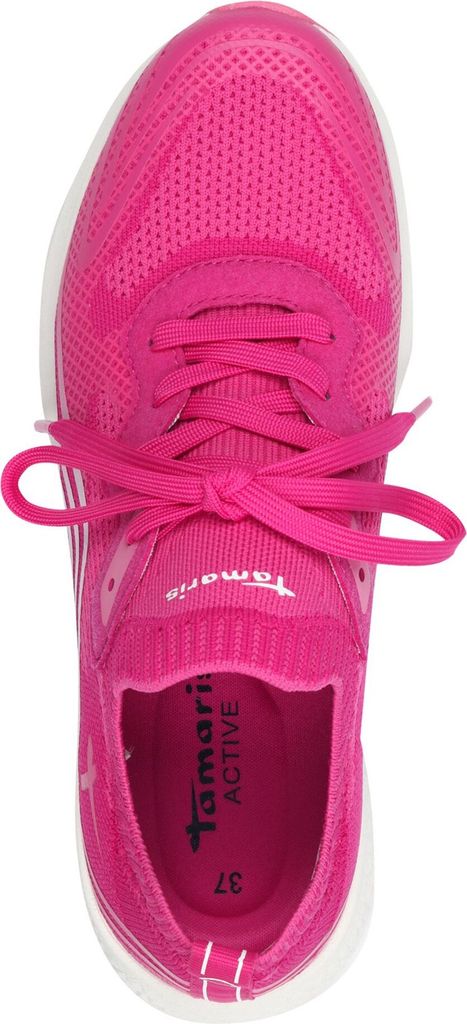 Tamaris Damen Sneaker Sock Stretch Schlupfschuh lose Einlagen 1-23769-44, Größe:38 EU, Farbe:Pink