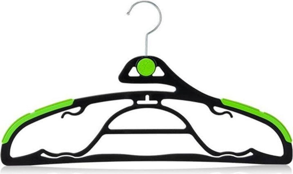 LuxIn multifunktionales Kleiderbügel Set, 4-tlg. in Grün