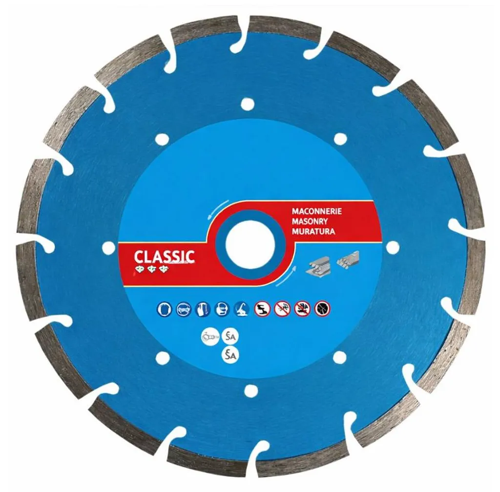 Disque Diamant Haute Résistance 115x22,23 mm - Segments de 10mm Turbo