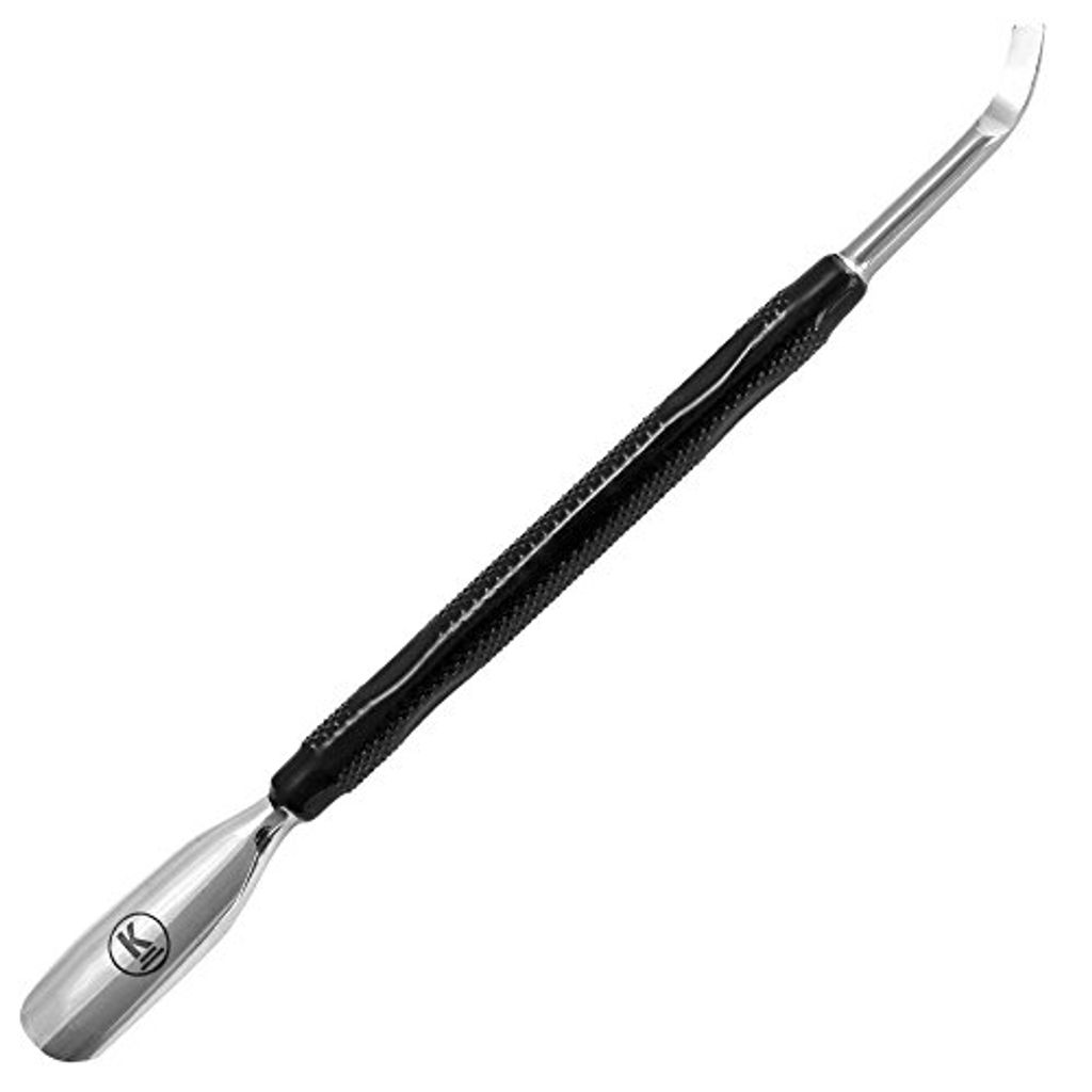 Nagelhautschieber Spatel 4 Stück Edelstahl Cuticle Pusher Nagelhautschieber Set Löffel Nagelreiniger Nagelhautschieber Entferner Nagelhaut Pusher Remover Maniküre Werkzeug Für Fingernägel Zehennägel