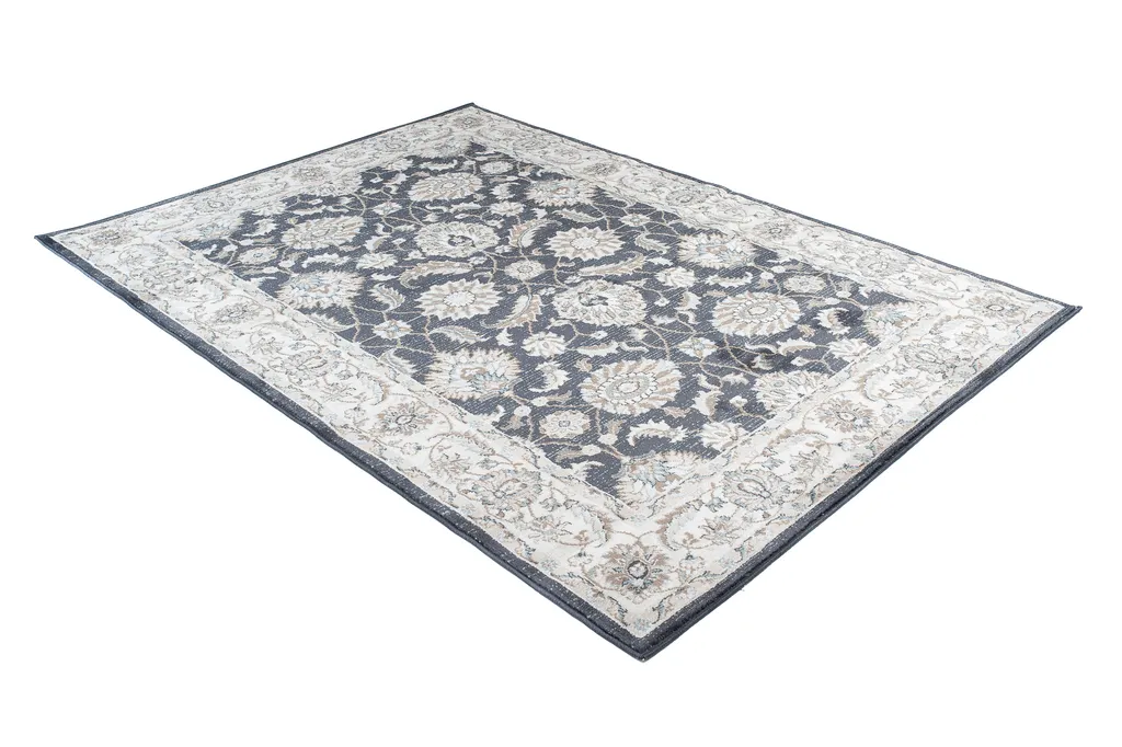 Tapis Salon 300x400 cm Oekotex : Solution Déco Saine Classique Anthracite - 8