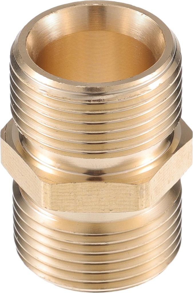 Hochdruckreiniger-Anschluss, 15mm M22x1.5 männlicher Adapter aus Messing Schraubenschlauchanschluss Universal für Hochdruckreiniger Schnellkupplu...