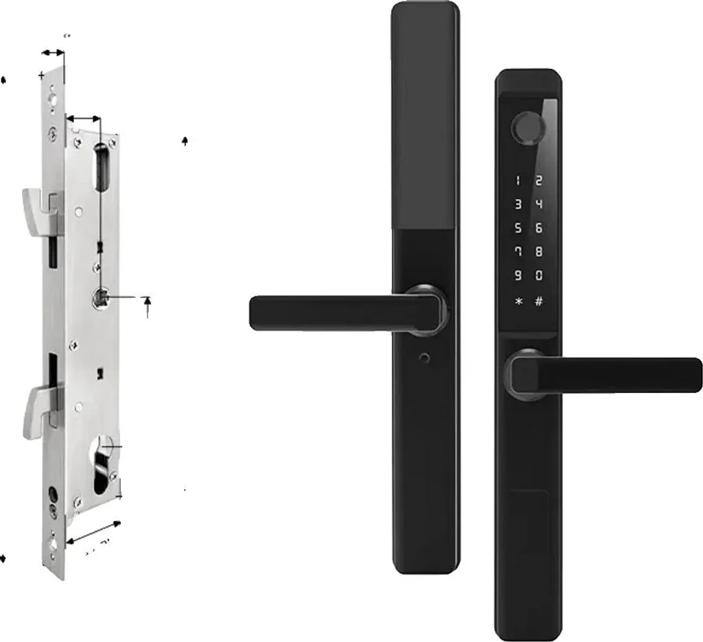 Verrou connecté biométrique Tuya Bluetooth avec accès par smartphone