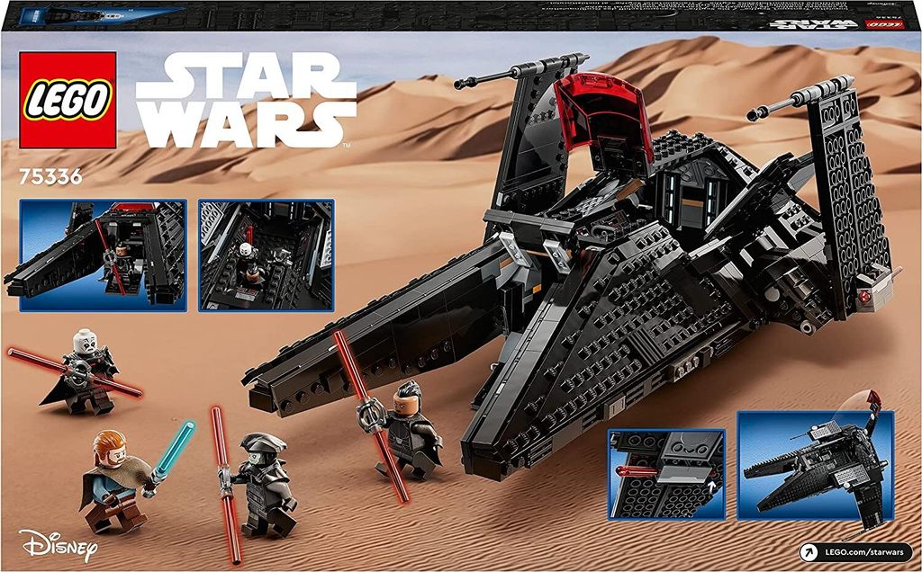 LEGO® Star Wars™ 75336 Inkvizítorská dopravná loď Scythe™ Obrázok produktu 3