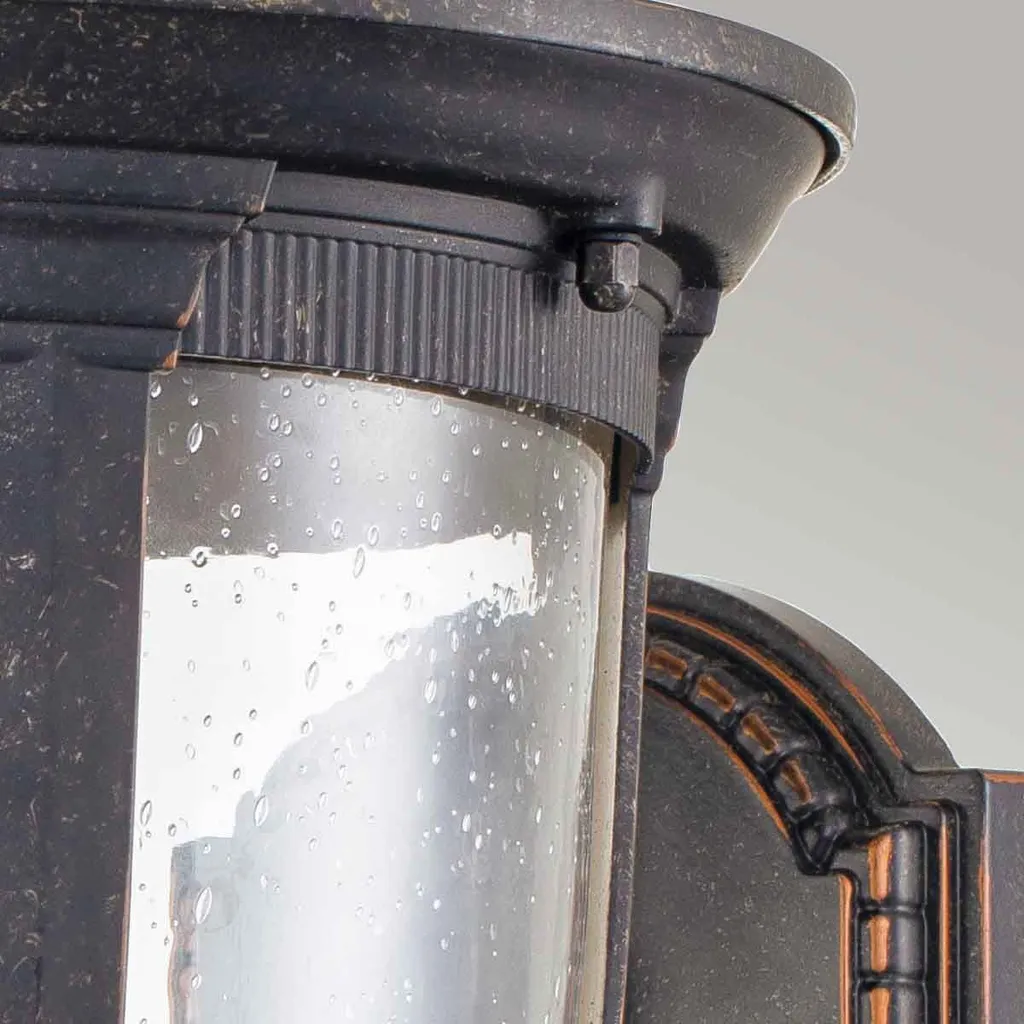 Applique d'extérieur Cleveland E27 60W - Éclairage Sécurité Façade Maison - 2