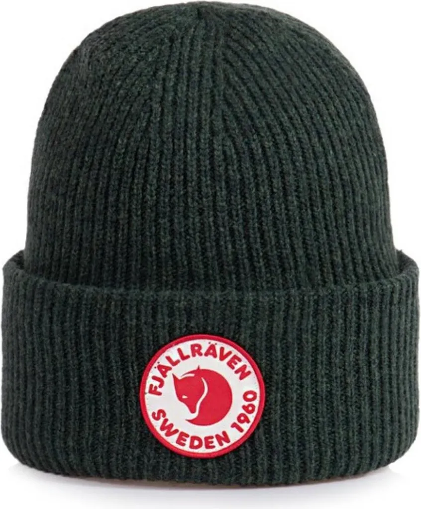 Bonnet Fjallraven 1960 Logo en laine double couche isolante et douce