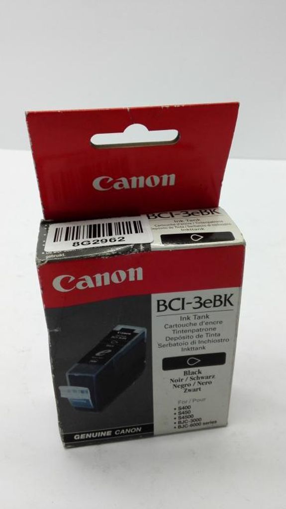 Canon BCI-3e BK Tinte Schwarz, Tinte auf Pigmentbasis, 1500 Produktbild 