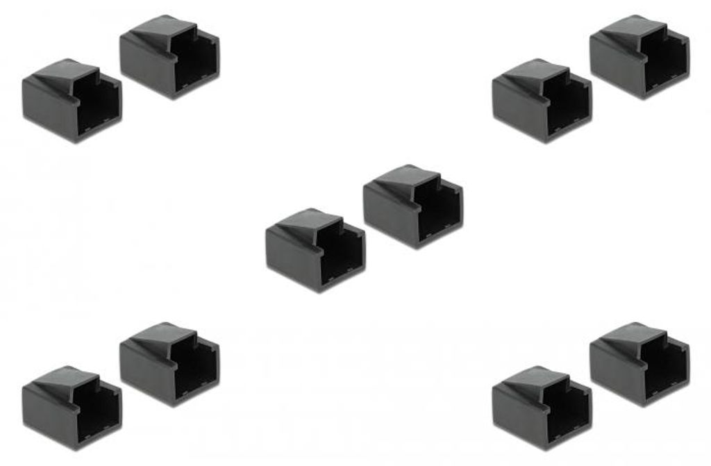 DELOCK Staubschutz für RJ45 Stecker 10 Stück Immagine del prodotto 