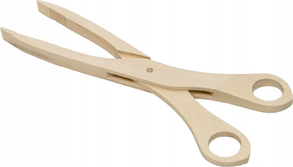 Holz ZANGE SCHNEIDEN für Grill und Salate 28 cm PL