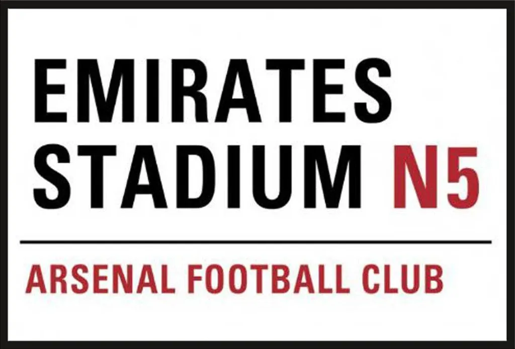 Cadeau Fan Arsenal : Affiche Panneau Londres avec Cadre Noir Shinsuke 61cm