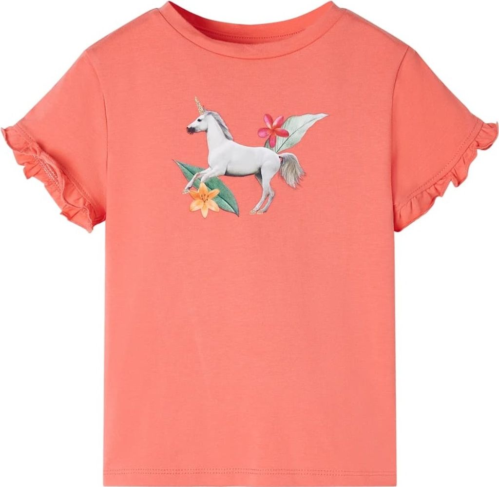 "Spring Sale"Kinder-Kurzarmshirt - Modernes und langlebige - Korallenrosa 140 Promotion370632 - Arbeitshosen