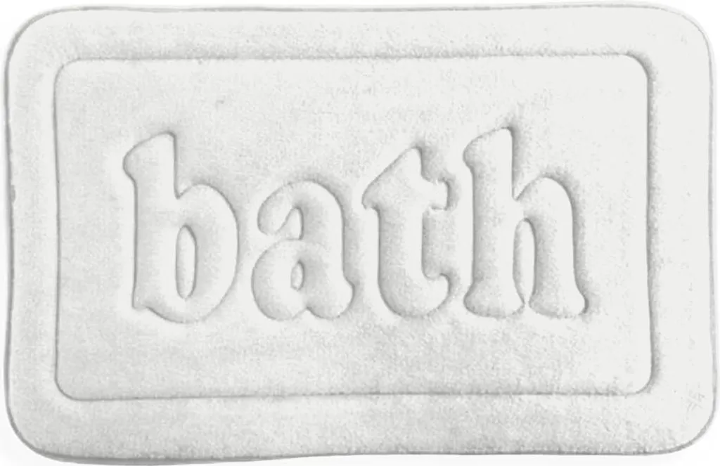 Tappetino Doccia Memory Foam Lavabile BATHROOM - Morbido e Antiscivolo